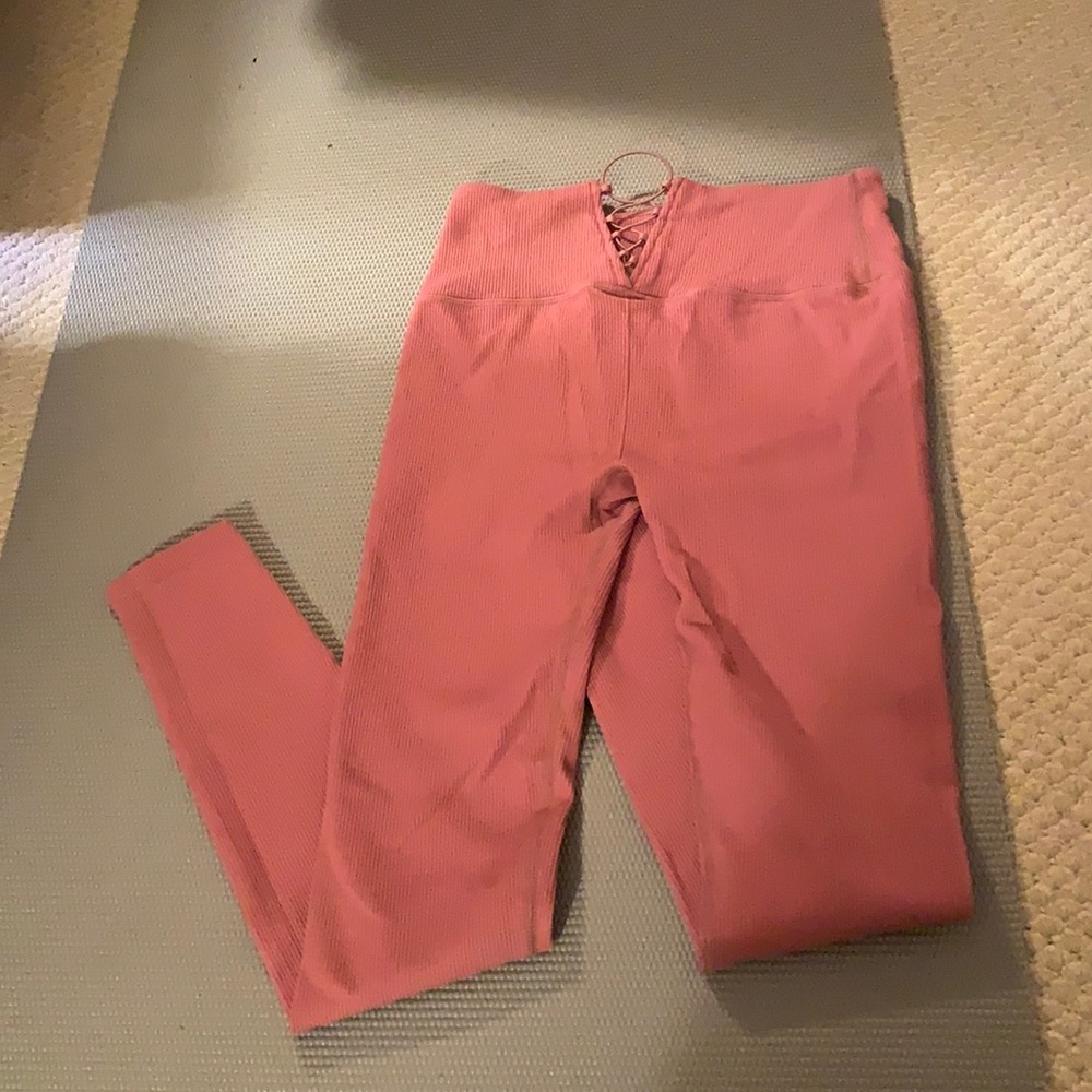 Fabletics mauve workout pants
